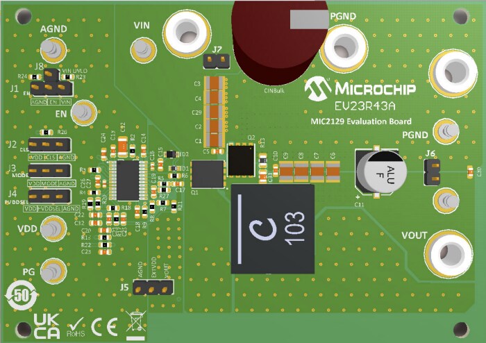 Microchip Technology EV23R43A Evaluation Board